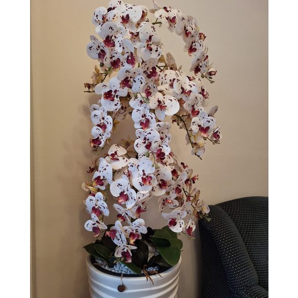 170 cm magas 18 szálas orchidea dekoráció (körbe tömött)