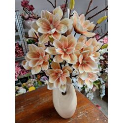 4 szálas barack magnólia vázában 