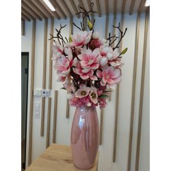 Magnólia, díszpipacs, tulipán hortenzia 90 cm dekoráció