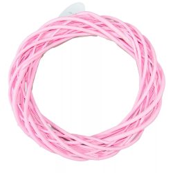 Vessző alap rózsaszín D 30cm