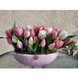 Csónak kaspós Tulipán Dekoráció