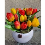 Mediterrán Tulipán Dekoráció
