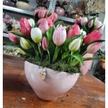 Ovális 15 szálas tulipán
