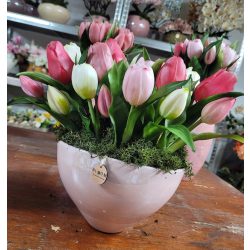 Ovális 15 szálas tulipán